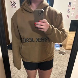 Seek Jesus Hoodie size 2XL